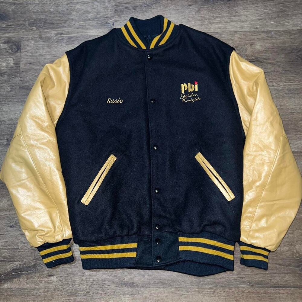 Vintage Holloway Varsity Jacket Embroidered Dragon